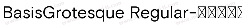 BasisGrotesque Regular字体转换